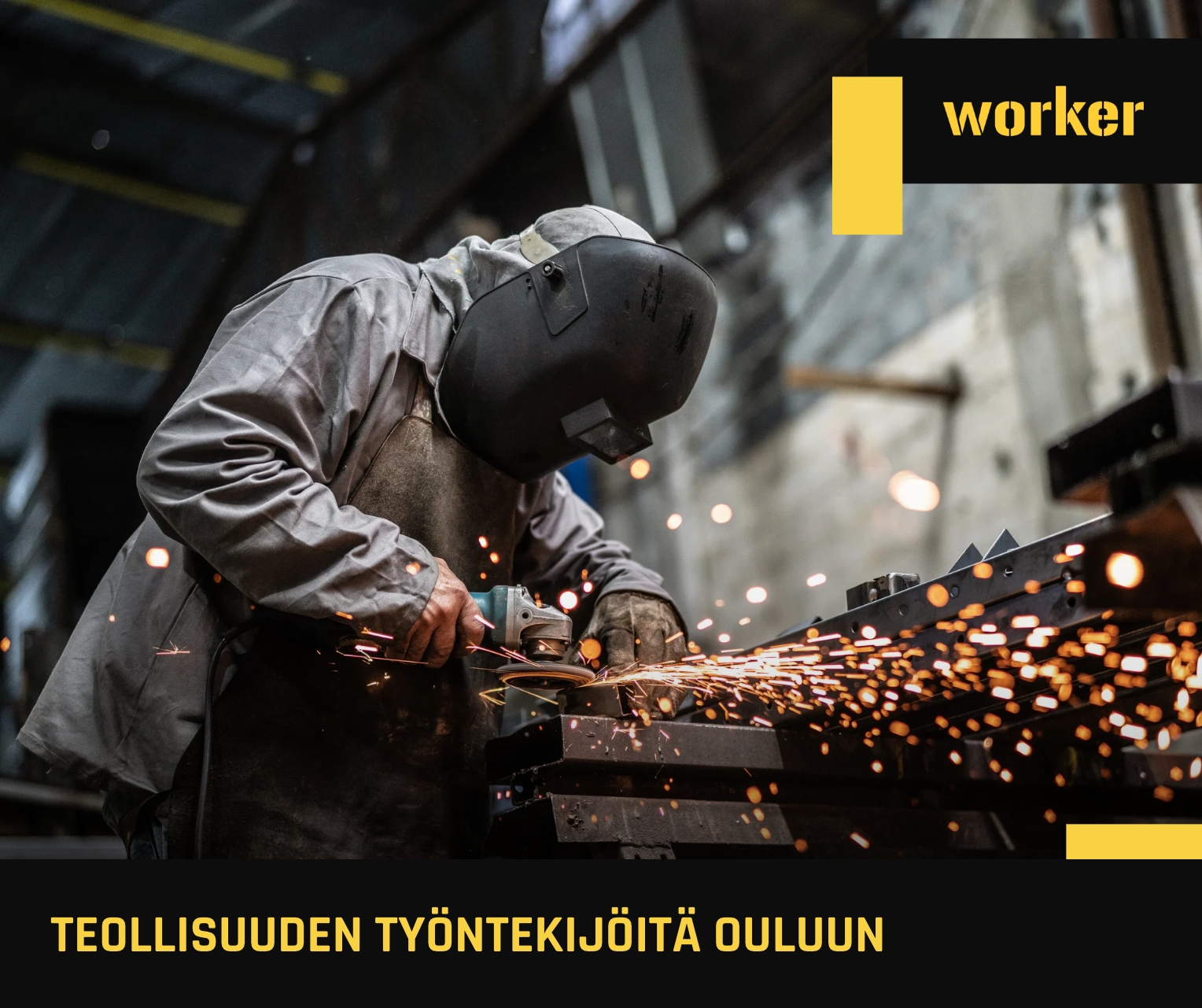 Teollisuuden työntekijöitä Ouluun